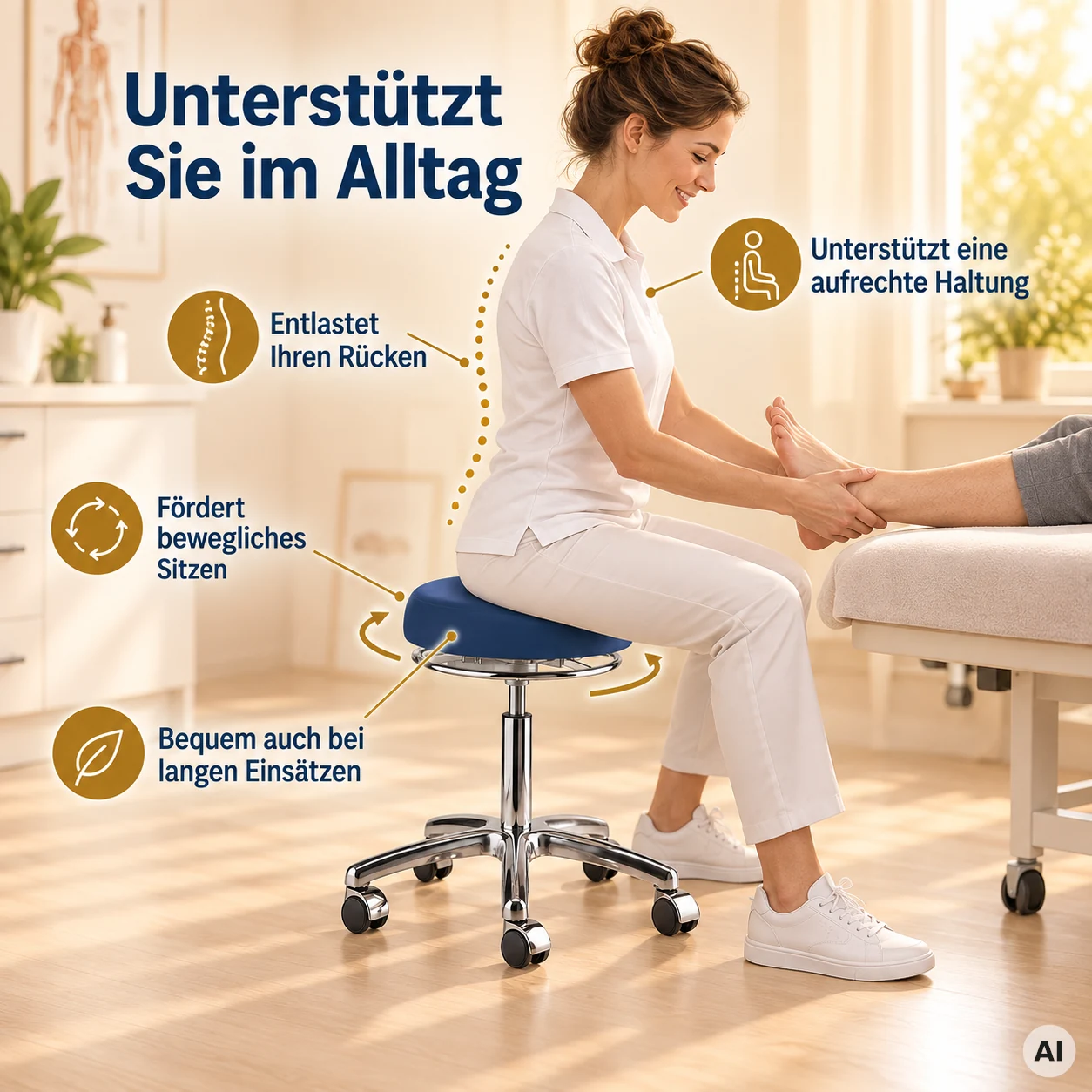 Dentist 1 - Ergonomischer Praxishocker