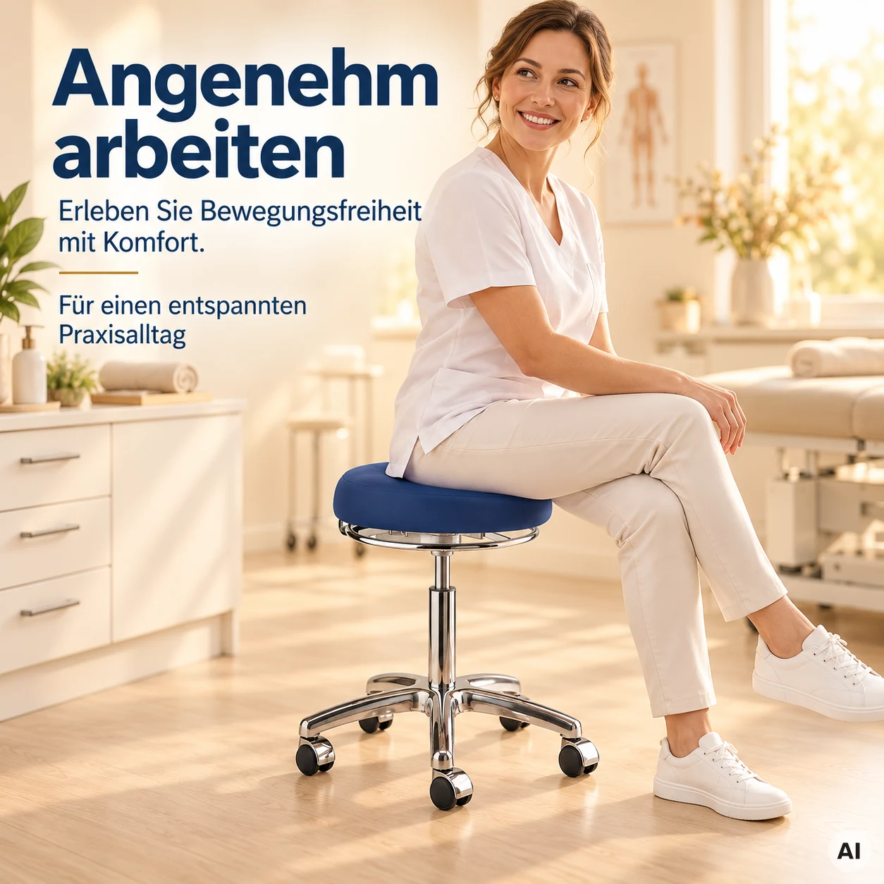 Dentist 1 - Ergonomischer Praxishocker