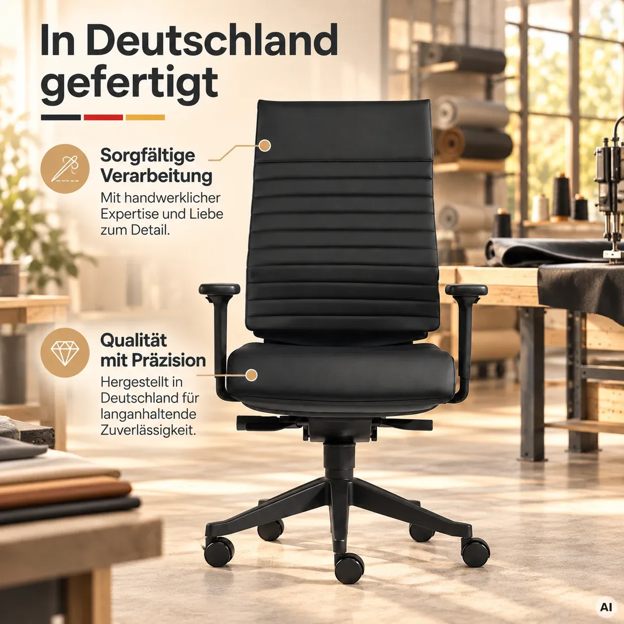 Heaven M - Hochwertiger & stylischer Bürostuhl